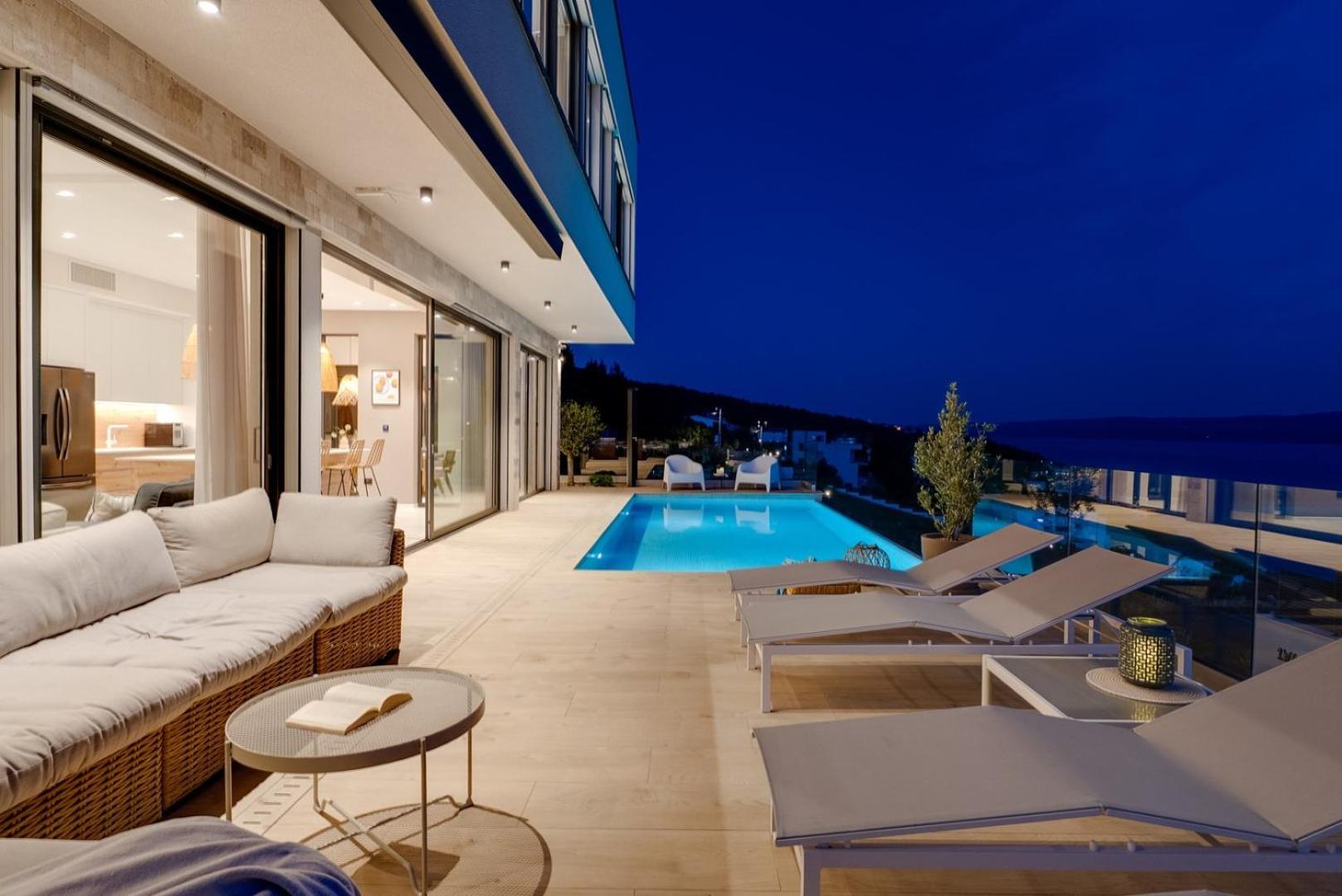 New! Ocean View Villa Jesenice  Eksteriør billede