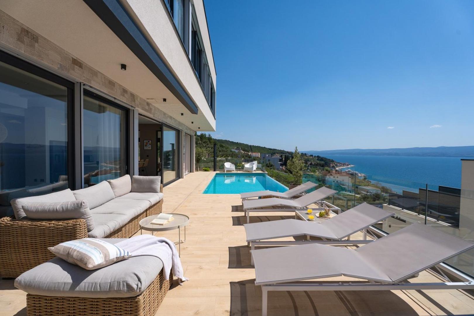 New! Ocean View Villa Jesenice  Eksteriør billede