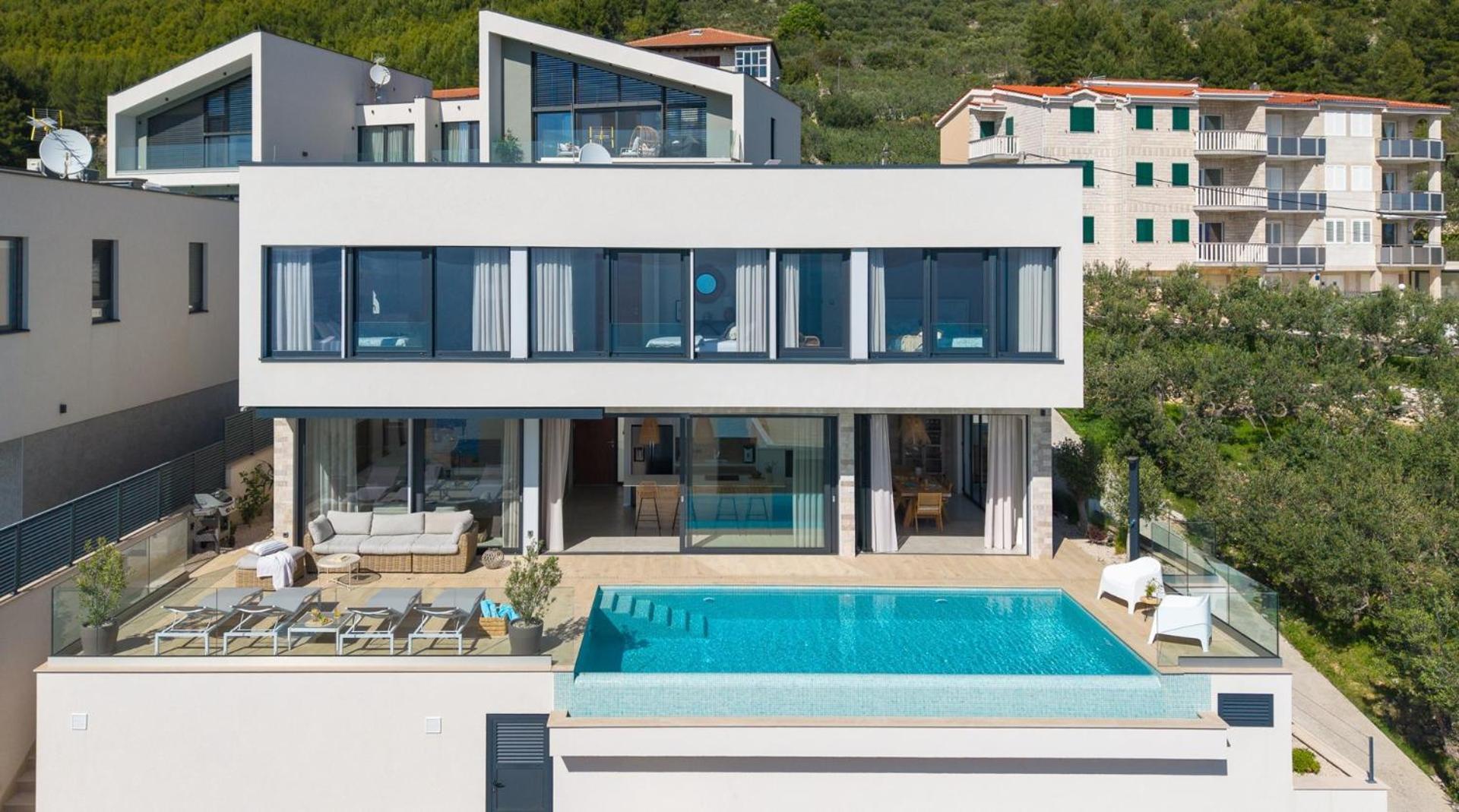 New! Ocean View Villa Jesenice  Eksteriør billede